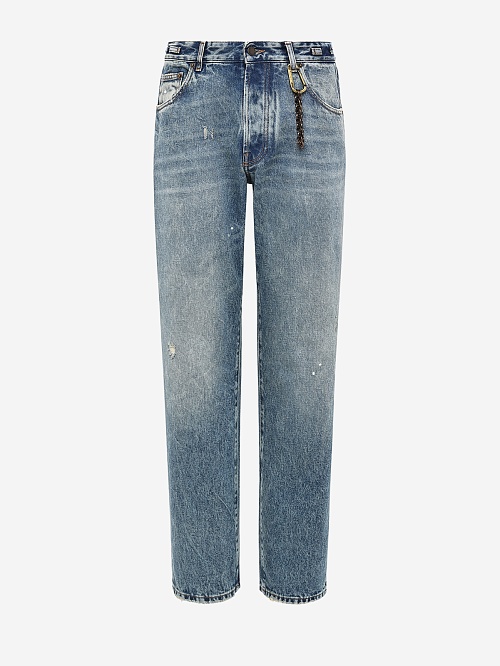 Джинсы муж DARKPARK MTR02 DBL01W054 MEDIUM WASH DROPLET - 0