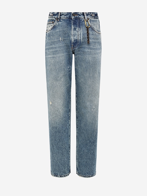 Джинсы муж DARKPARK MTR02 DBL01W054 MEDIUM WASH DROPLET - 5