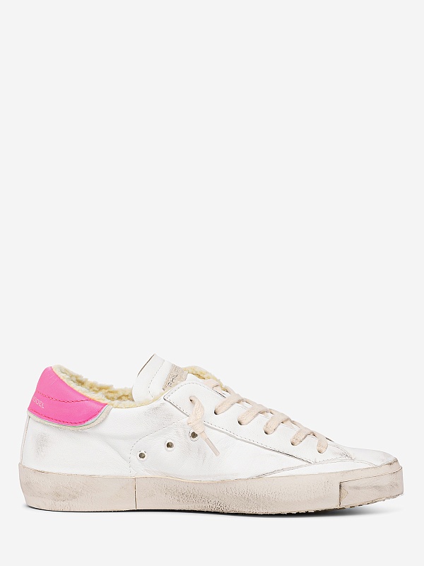 Полуботинки Philippe Model PRLD WF05 WEST FUR_BLANC FUCSIA - 2