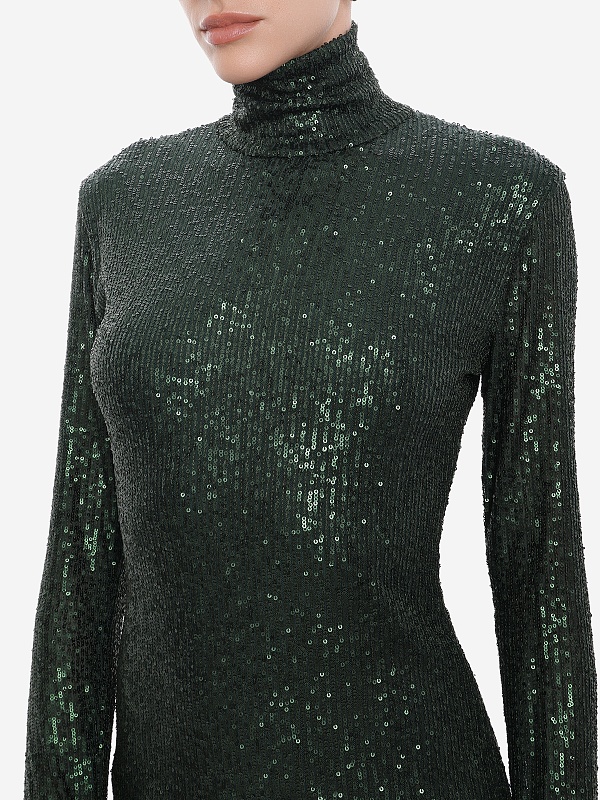 Платье жен Norma Kamali ST4253SQR01869 DARK EMERALD - 3