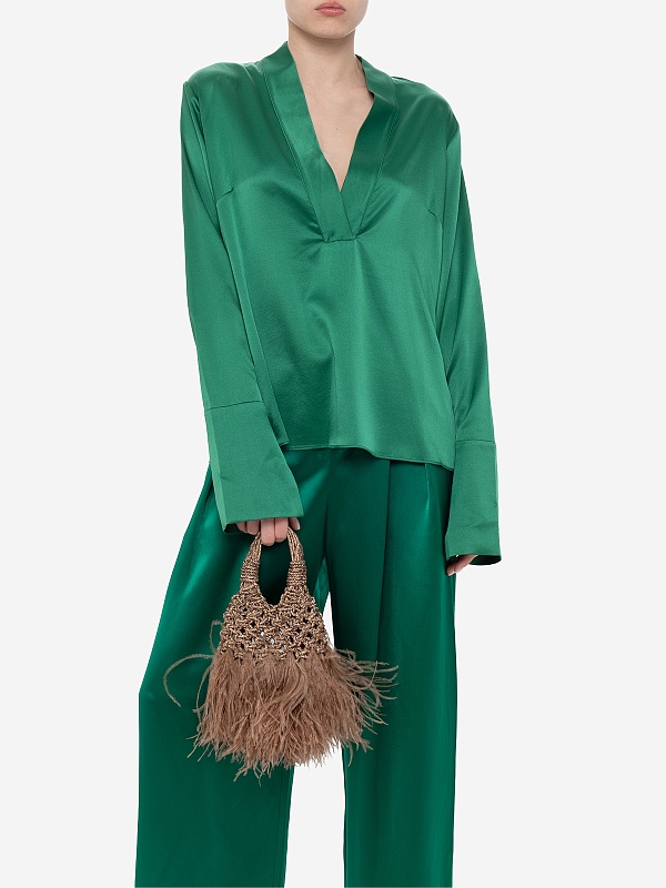 Сумка жен Hibourama Vannifique Mini Plumes Light Topaz - 4