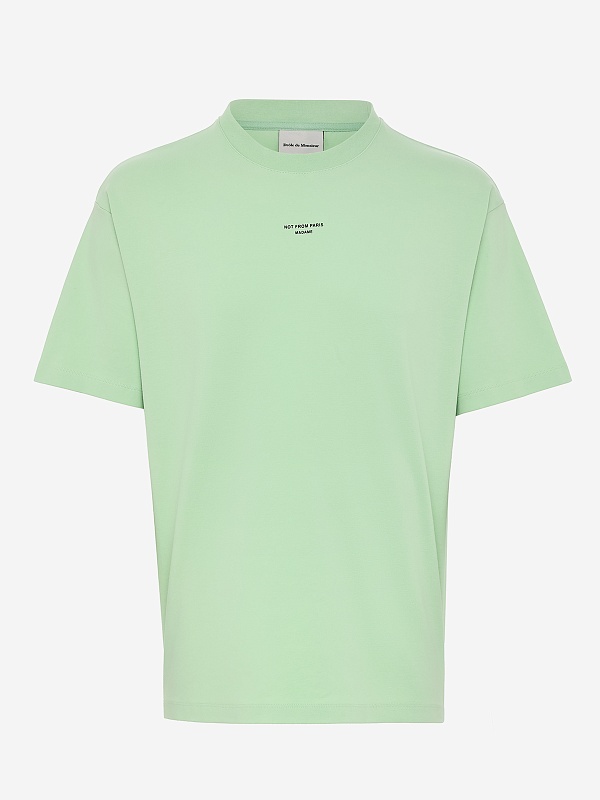Футболка муж Drôle de Monsieur G-TS202-CO002-LGN LIGHT GREEN - 1