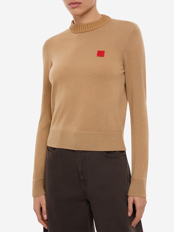 Свитер жен MAX&CO 2626366043200 005 CAMEL PLAIN COLOUR - 3