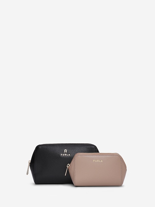 Набор косметичек жен Furla WE00453ARE0002183S1007 NERO + GREIGE - 0