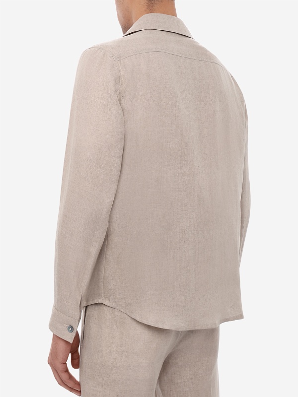 Рубашка муж Fefe Napoli GBOW90 BEIGE - 4