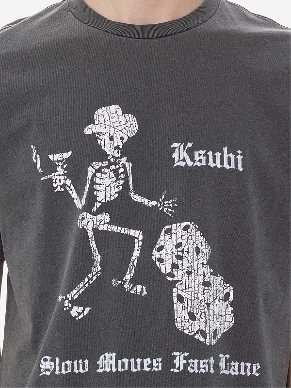 Футболка муж Ksubi MEX24TE006 Black - 5