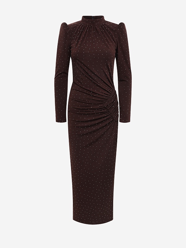 Платье жен Nissa RS16093A brown - 6