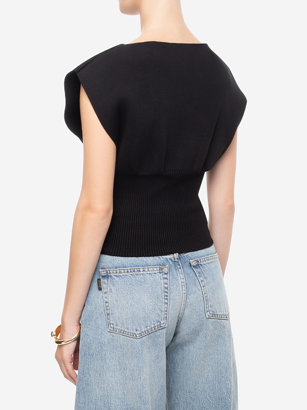 Топ жен Yuzefi YUZPF25-RW-KN29-01 BLACK - 4