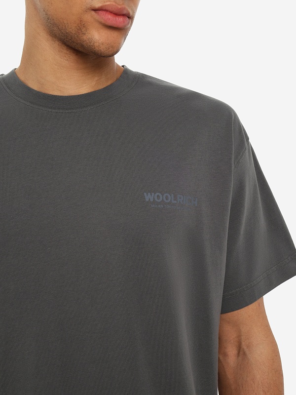 Футболка муж Woolrich CFWOTE2010MRUT5334 GREY SHADOW - 5