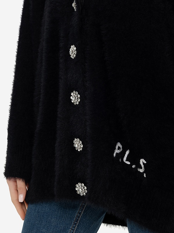 Кардиган жен Philosophy Di Lorenzo Serafini 0926 5703 A0555 Black - 5