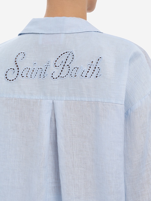 Рубашка жен MC2 Saint Barth CYS0002 08808L LINEN SB HOLED 31 EMB - 6