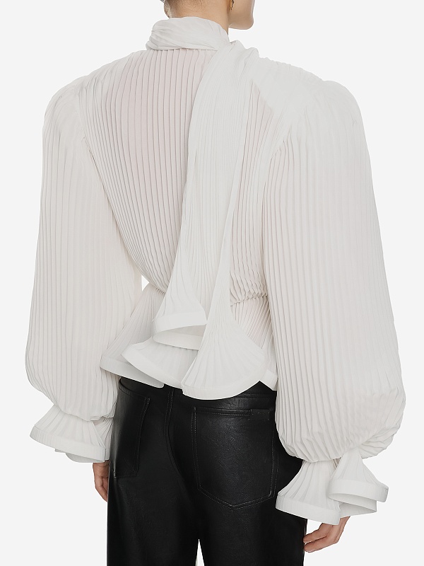 Блуза жен Rowen Rose TOP_RR452_T White - 4