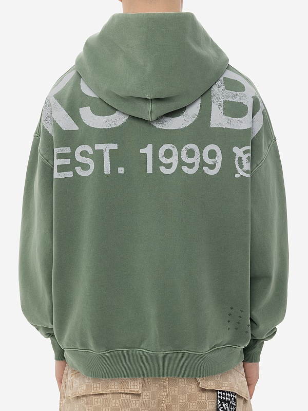 Худи муж Ksubi MPS25FL001 GREEN - 4