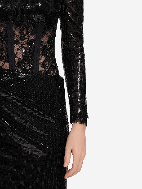 Платье жен Nissa RS16074 black - 5