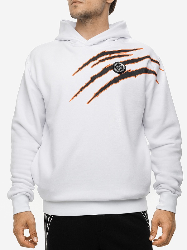 Худи муж Philipp Plein Sport SADC MJB3246 SJO001N 01 white - 2