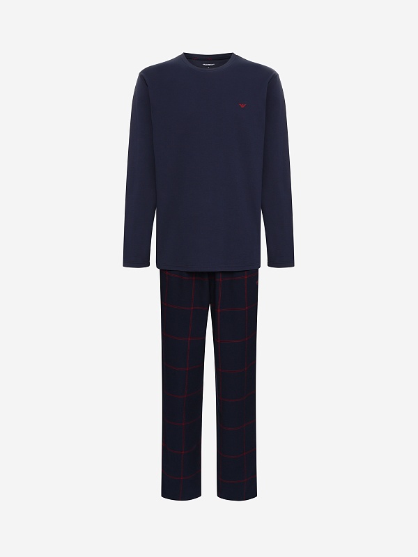 Пижама муж Emporio Armani EM000613 AF15008 MB188 AR.BLU/AR BL-RHU-CHK - 0