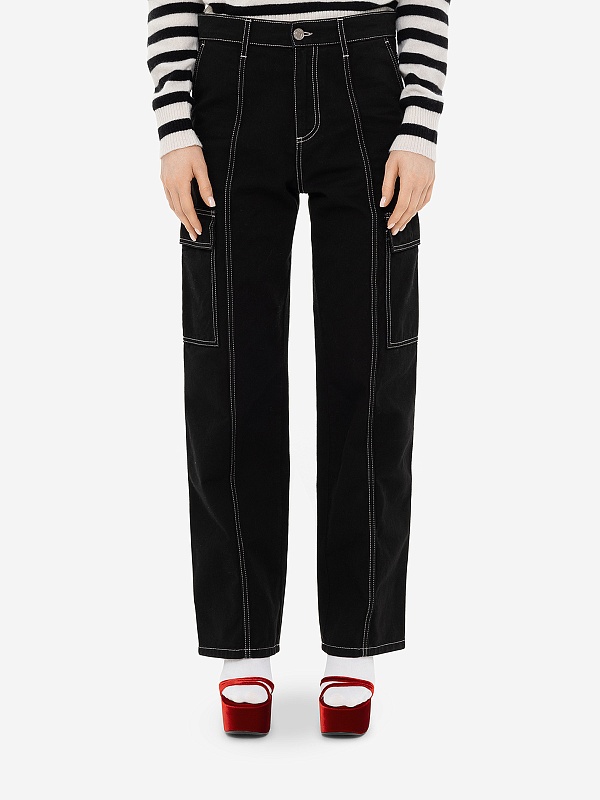 Брюки жен Philosophy Di Lorenzo Serafini 0317 5732 A0555 Black - 3