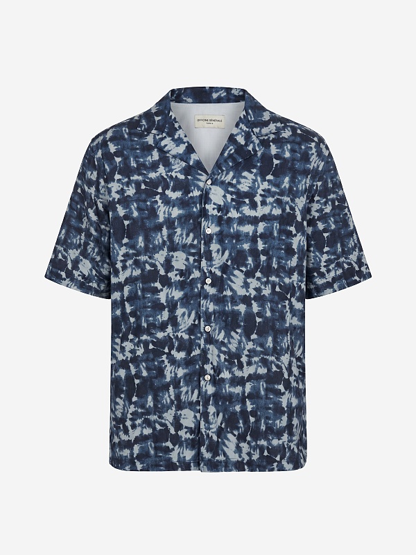 Рубашка муж Officine Generale S26MSHI027 INDIGO/LIGHTBLUE - 0