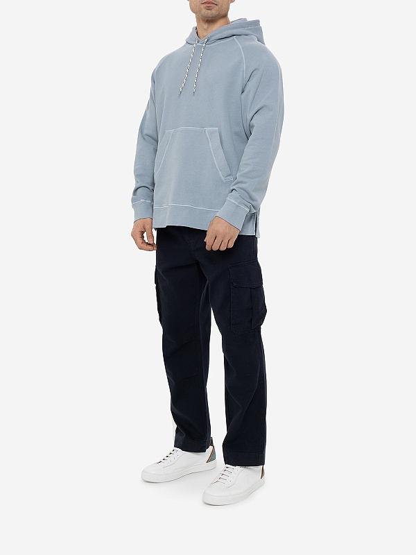 Худи муж Officine Generale S24MSWT251PRE STORM BLUE - 2