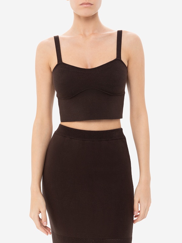 Топ жен Burka kn25-t001 Шоколадный - 2