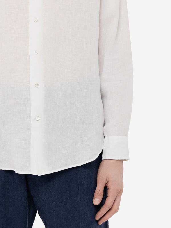 Рубашка муж Emporio Armani E31SM0 010F1 101 BIANCO - 5