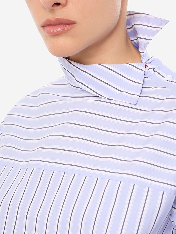 Рубашка жен MAX&CO 2626116023200 001 NAVY PINSTRIPES - 5