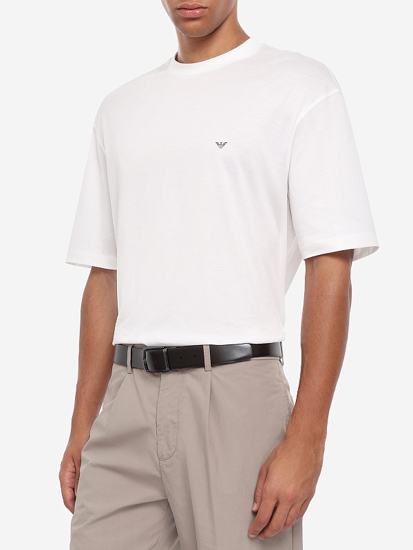 Футболка муж Emporio Armani EM005737 AF24470 U0003 OFF WHITE - 3