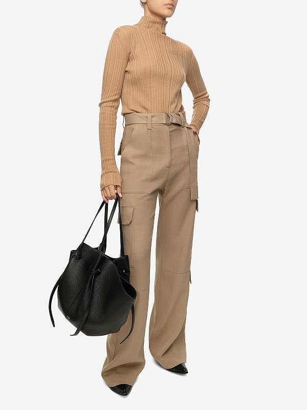 Водолазка жен AGNONA AI23P_K202038_7D180H N54 CAMEL - 2