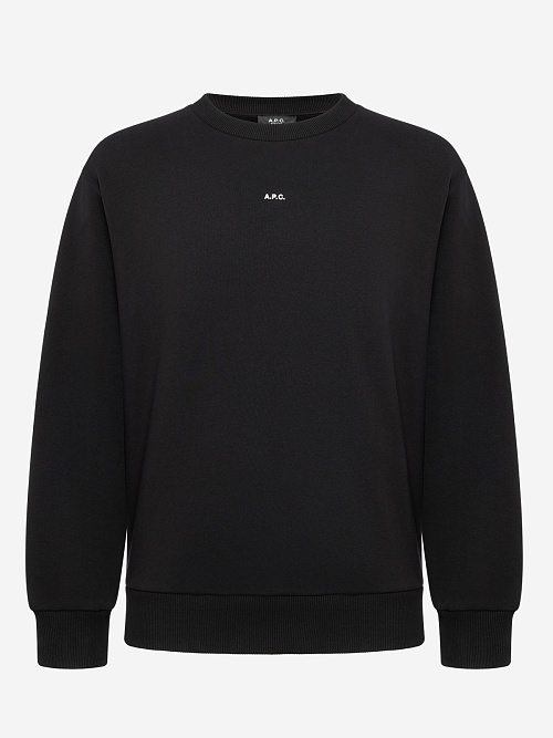 Толстовка муж A.P.C. COHBX-H27910 TZC NOIR/BLANC - 0