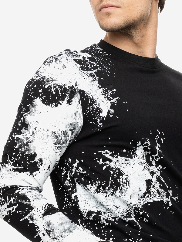 Футболка с длинным рукавом муж Philipp Plein Sport FACC MTK6438 SJY001N 02 - 4