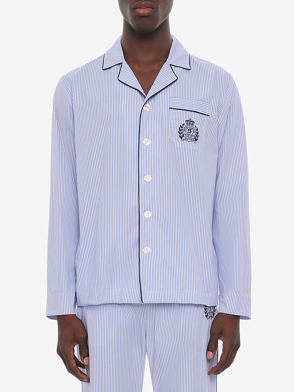 Рубашка муж Sporty & Rich SI02164243ST02 Blue Stripe - 2