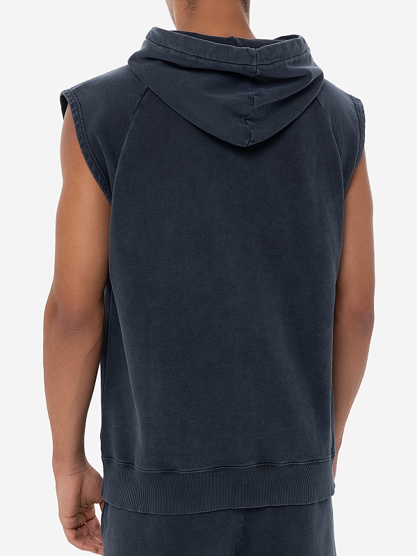 Худи муж Etudes Studio RACING SL UNIVERSITY FADE OUT Navy - 4