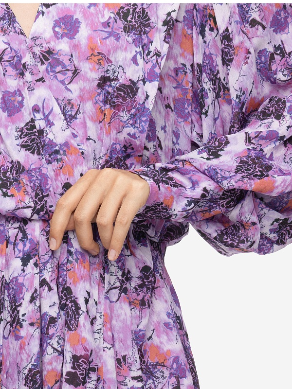 Платье жен IRO 23SWM33MADEA PUR2423S PURPLE/MULTICO - 5