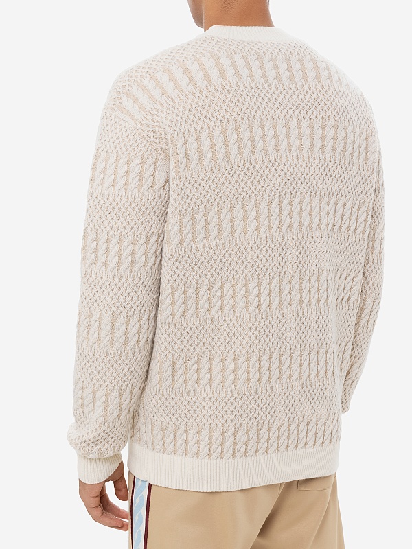 Кардиган муж Drôle de Monsieur H-CA160-WO018-OW OFF WHITE - 3