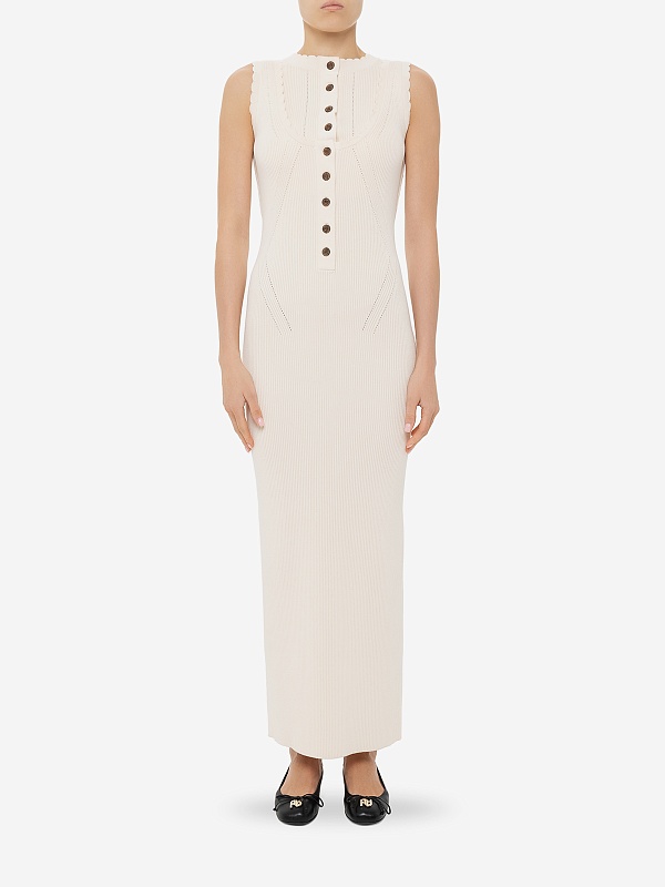 Платье жен Yuzefi YUZRS25-RW-KN17-32 IVORY - 3