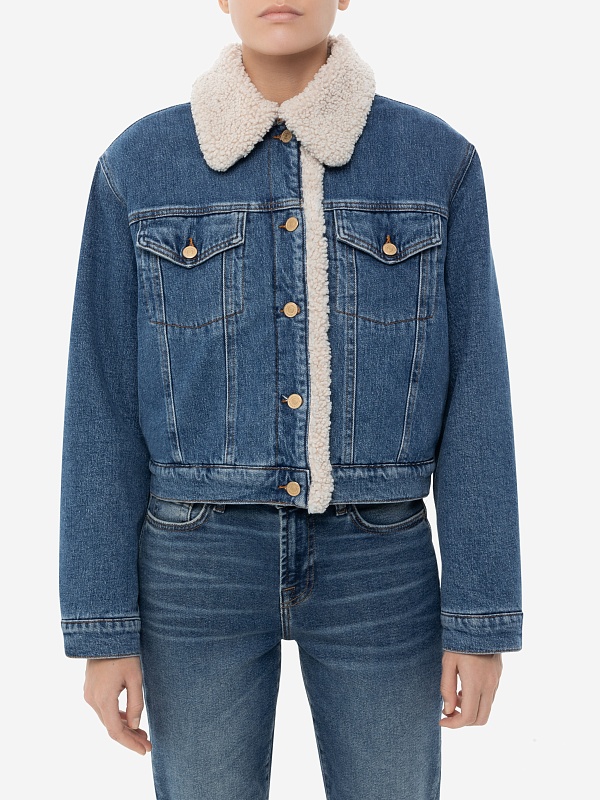 Куртка джинсовая жен 7 For All Mankind JSNIC100SC MID BLUE - 3