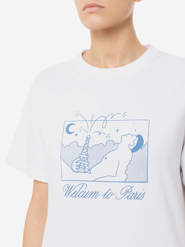 Футболка муж Carne Bollente AW24ST0105 White - 7