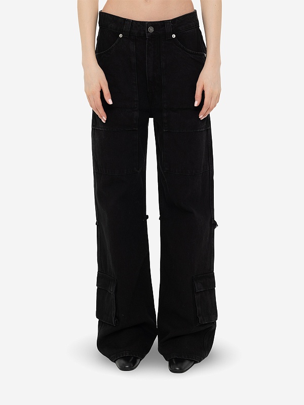 Джинсы жен Haikure HEW03316DF109 L0806 BLACK STONE - 3