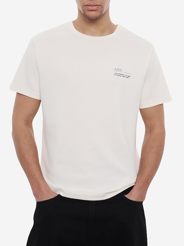 Футболка муж A.P.C. COHMW-H26577 BAA BEIGE - 3