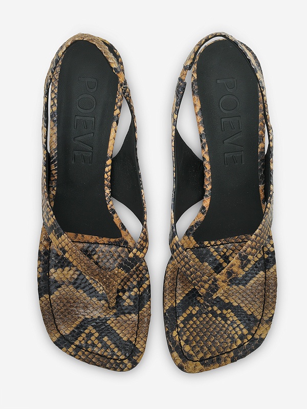 Босоножки (каблук) жен POEVE DDE56 Sabbia - 3