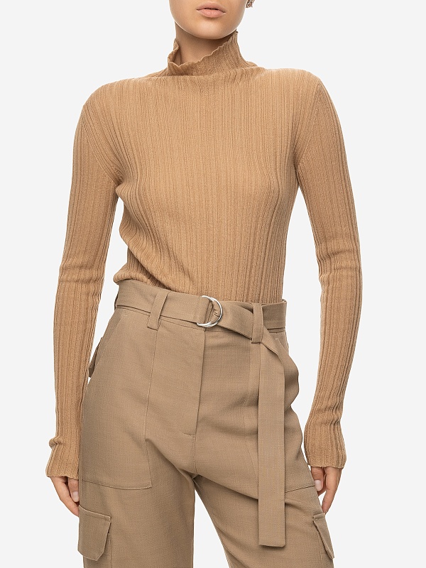 Водолазка жен AGNONA AI23P_K202038_7D180H N54 CAMEL - 3