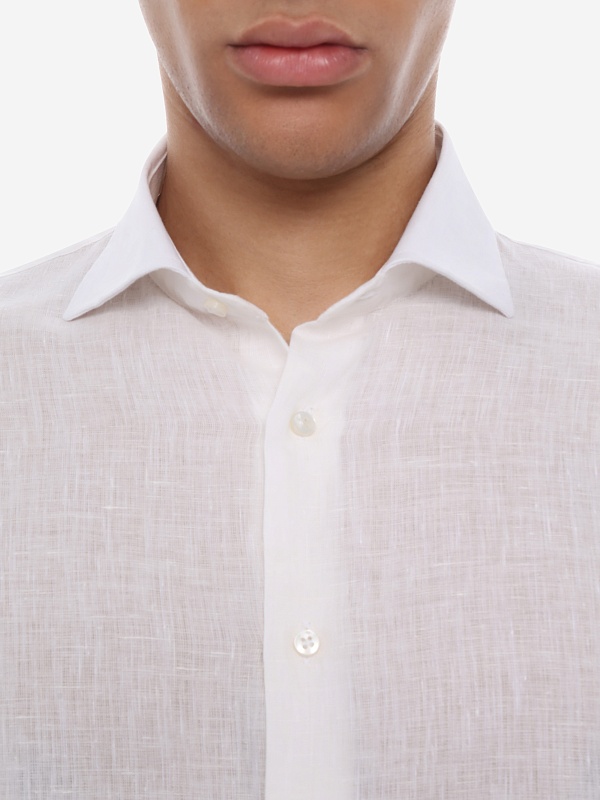 Рубашка муж Fefe Napoli CL112 MILK WHITE - 5