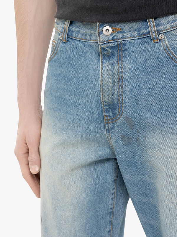 Джинсы муж Tonywack BE12DP04 WASHED LIGHT BLUE - 5