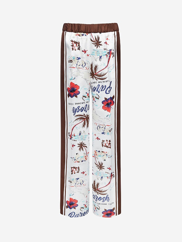 Брюки жен P.A.R.O.S.H. D232495 808 FANTASIA MARRONE - 0