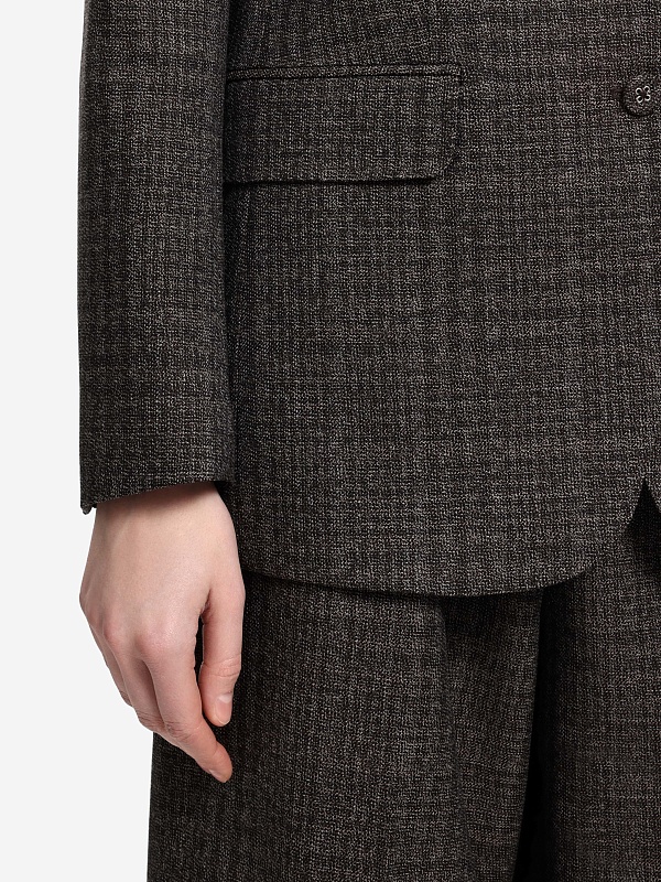 Жакет жен Officine Generale W25WTLG402 ICEDCOF/DKBRWN/ECRU - 4