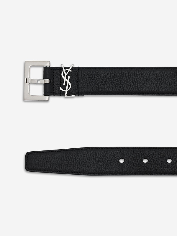 Ремень муж Saint Laurent 634440DTI0E/_1000 Nero - 1