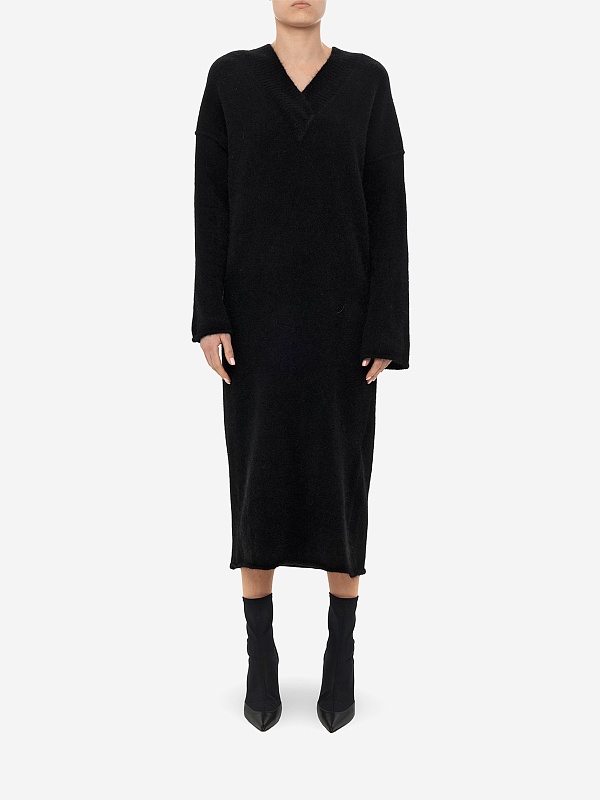 Платье жен Isabel Benenato DK75 01 BLACK - 3
