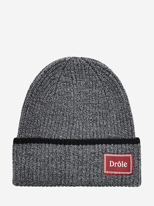 Шапка муж Drôle de Monsieur I-BN104-WO007-HGRE HEATHER GREY - 0