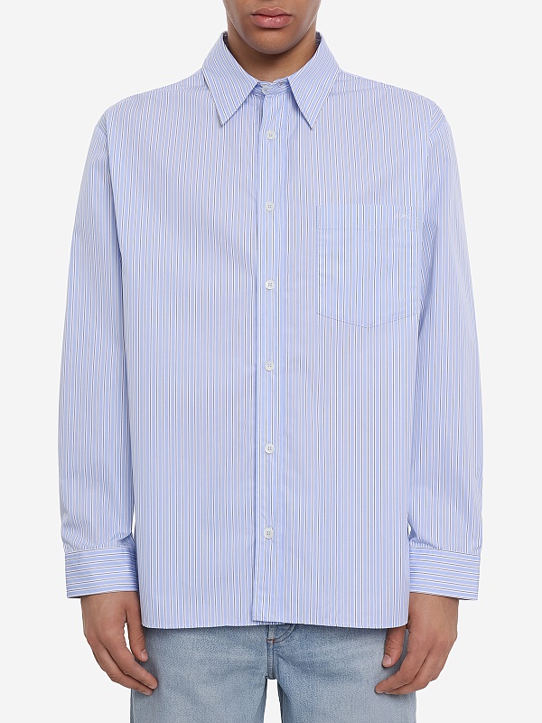 Рубашка муж A.P.C. COHNO-H12661 IAB LIGHT BLUE - 4