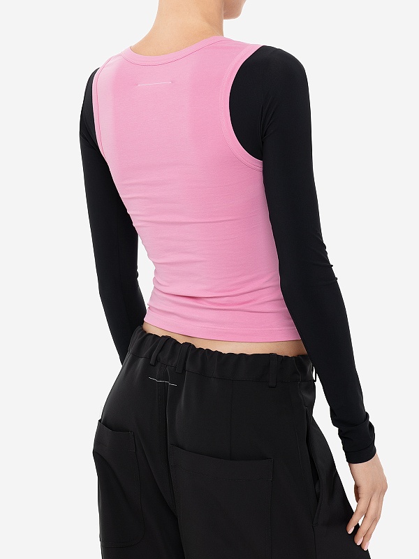 Лонгслив жен MM6 S52GC0319 MTJ008 962 - 4